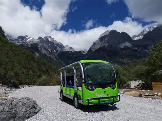 且看高原显身手：玉龙雪山、青海玉树采购电动旅游观光车为游客服务